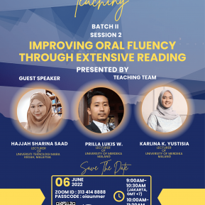 Collaborative Teaching Batch II Session 2 : Improving Oral Fluency Through Extensive Reading
