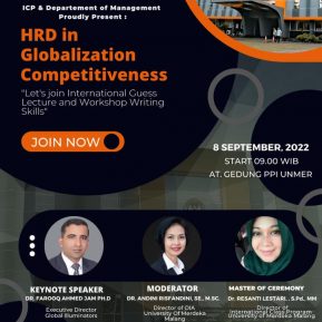 Workshop Writing Skills: HRD in Globalization Competitiveness