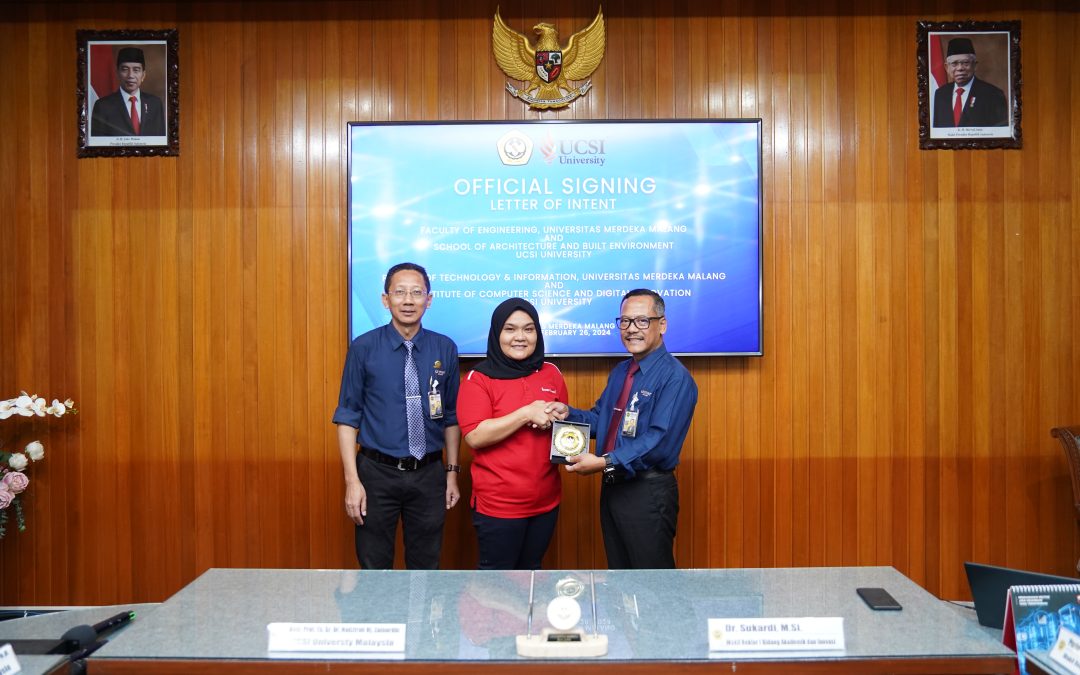 Signing Official Letter of Intent UNMER Malang and UCSI University Malaysia